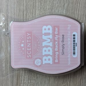 NEW Scentsy Simply Rose Wax Bar